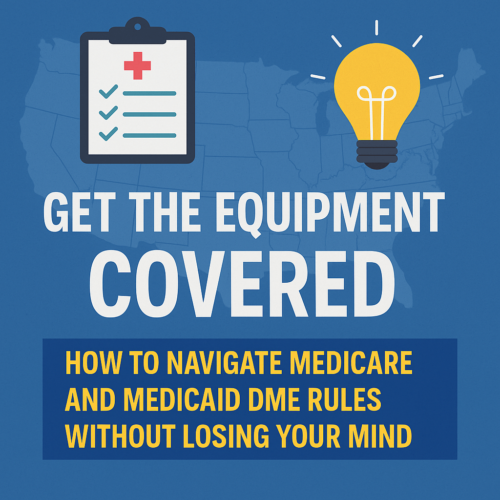 Get the Equipment Covered: How to Navigate Medicare and Medicaid DME Rules Without Losing Your&nbsp;Mind